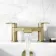 Spey Brushed Brass Bath Filler