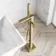 Tamar Brushed Brass Freestanding Bath Shower Mixer Tap