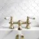 Beauly Traditional Brushed Brass Bath Filler