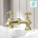Tweed Traditional Brushed Brass Bath Filler