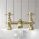Tweed Traditional Brushed Brass Bath Filler