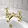 Tweed Traditional Brushed Brass Bath Filler