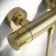 Aran Brushed Brass Round Thermostatic Bar Shower Set