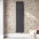 Faro Anthracite Double Flat Panel Vertical Radiator 1800x420mm