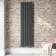 Faro Anthracite Double Flat Panel Vertical Radiator 1800x490mm