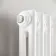 Athens White Double Column Vertical Traditional Radiator 1800x470mm
