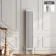 Athens White Triple Column Vertical Traditional Radiator 1500x290mm