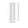 Marseille White Double Vertical Mirror Radiator 1800x620mm