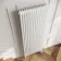Athens White Triple Column Vertical Traditional Radiator 1800x650mm
