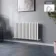 Marbella White Single Oval Panel Radiator 600x1020mm