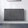 Marbella Anthracite Single Oval Panel Radiator 600x1020mm