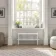 Athens White Triple Column Horizontal Traditional Radiator 300x785mm