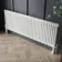 Athens White Double Column Horizontal Traditional Radiator 600x1595mm