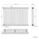 Athens Matt Black Triple Column Horizontal Traditional Radiator 750x1010mm