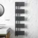 Seville Anthracite Designer Flat Panel Heated Towel Rail 1600x450mm