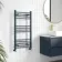 Barcelona Inky Blue Straight Heated Towel Rail 1000x500mm
