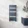 Santorini Inky Blue Flat Panel Heated Towel Rail 1000x450mm