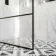 Munich Matt Black Grid Easy Clean 8mm Wet Room Shower Glass Panel 1400mm