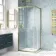 London Brushed Brass 6mm Corner Entry Shower Enclosure 760x760mm