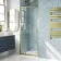 London Brushed Brass 6mm Pivot Shower Door 800mm