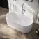 Barnet 1500mm Fluted Freestanding Bath