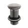 Gunmetal Grey Dome Top Pop Up Basin Waste - Unslotted