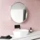 Harper Round Stainless Steel Mirror Cabinet 600mm
