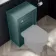 Capri Mystic Green Back To Wall Toilet Unit 500mm
