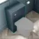 Capri Navy Blue Back To Wall Toilet Unit 500mm