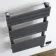 Santorini Electric Anthracite Flat Panel Heated Towel Rail 1200x450mm