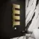 Seville Electric Brushed Brass Designer Flat Panel Heated Towel Rail 1200x450mm