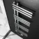 Madrid Electric Chrome Designer Heated Towel Rail 1200x450mm