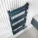 Santorini Electric Inky Blue Flat Panel Heated Towel Rail 1000x450mm