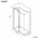 Oslo Premium Easy Clean 8mm Sliding Shower Enclosure 1100x800mm