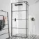 Munich Matt Black Grid 8mm Wet Room Shower Glass 1000mm & 250mm Return Panel