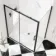 Hamburg Matt Black Easy Clean 8mm Sliding Shower Enclosure 1400x800mm - Easy Fix