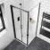 London Matt Black 6mm Bifold Shower Enclosure 800x800mm