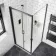 London Matt Black 6mm Bifold Shower Enclosure 900x900mm