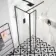 Munich Matt Black Framed 8mm Wet Room Shower Glass 700mm & 250mm Return Panel