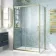 London Brushed Brass 6mm Sliding Shower Enclosure 1200x760mm