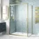 London Brushed Brass 6mm Sliding Shower Enclosure 1200x900mm
