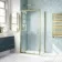 London Brushed Brass 6mm Pivot Shower Enclosure 900x760mm