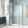 London Brushed Brass 6mm Pivot Shower Enclosure 900x900mm