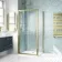 London Brushed Brass 6mm Bifold Shower Enclosure 900x760mm