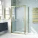 London Brushed Brass 6mm Bifold Shower Enclosure 1000x800mm