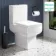 Portland Close Coupled Toilet With Soft Close Slim Seat
