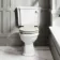 Hudson Traditional Close Coupled Toilet With Chalk White Wooden Seat