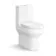 Denver Rimless Fully Back to Wall Close Coupled Toilet & Pedestal Basin Set