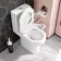 Denver Rimless Comfort Height Close Coupled Toilet & Pedestal Basin Set