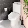 Denver Rimless Fully Back to Wall Close Coupled Corner Toilet With Soft Close Seat